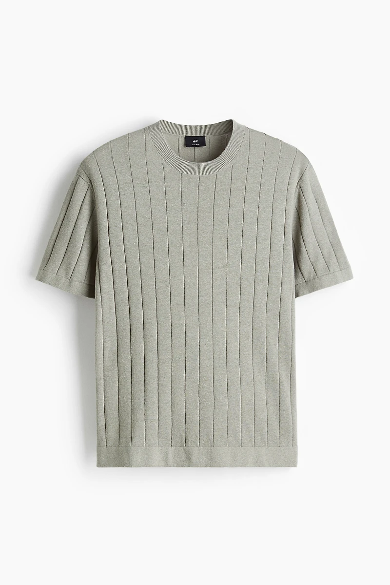 Regular-Fit Knit T-Shirt