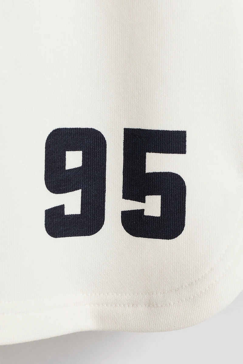 Motif-Detail Sweatshorts