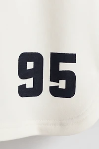 Motif-Detail Sweatshorts