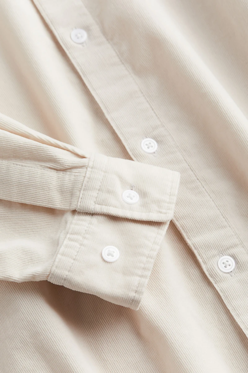 Regular Fit Corduroy Shirt