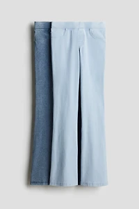 2-pack Flared Jersey Pants