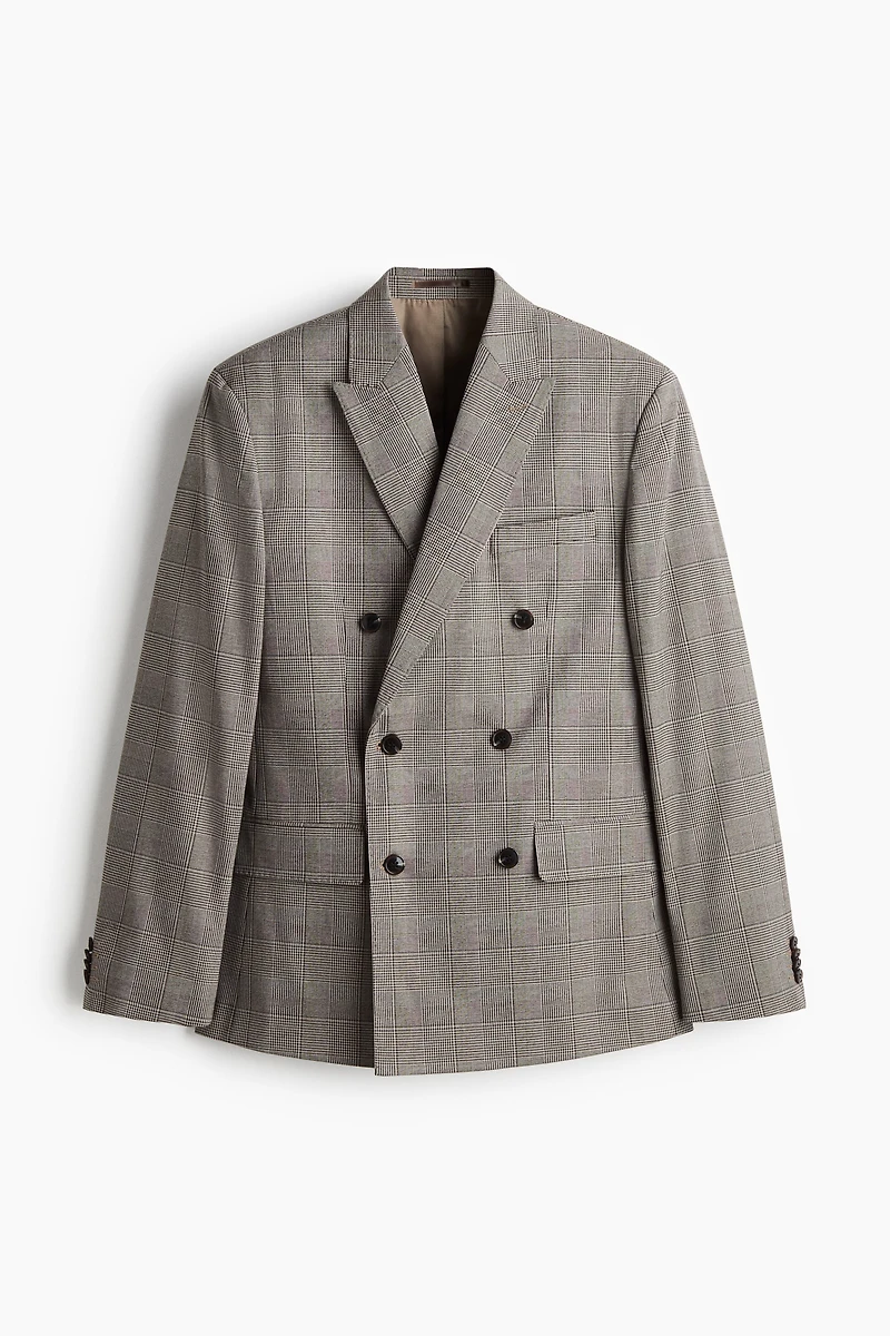 Regular-Fit Double-Breasted Jacket
