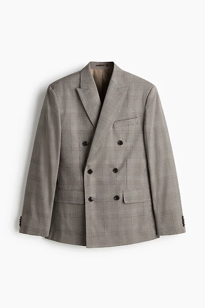 Regular-Fit Double-Breasted Jacket