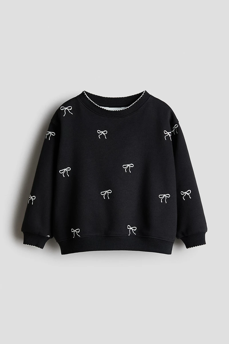 Bow-Detail Sweatshirt