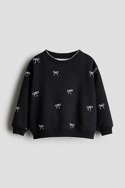 Bow-Detail Sweatshirt