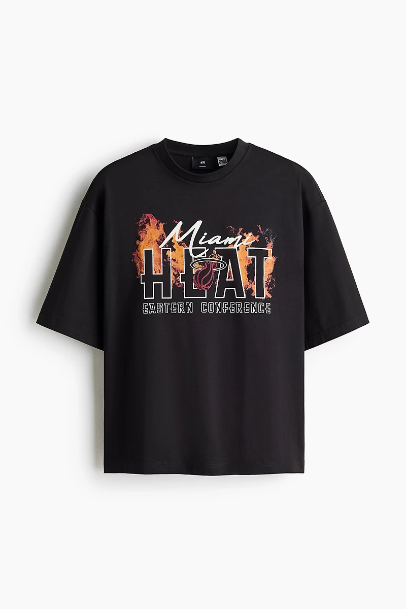 Oversized-Fit Printed T-Shirt