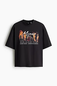 Oversized-Fit Printed T-Shirt