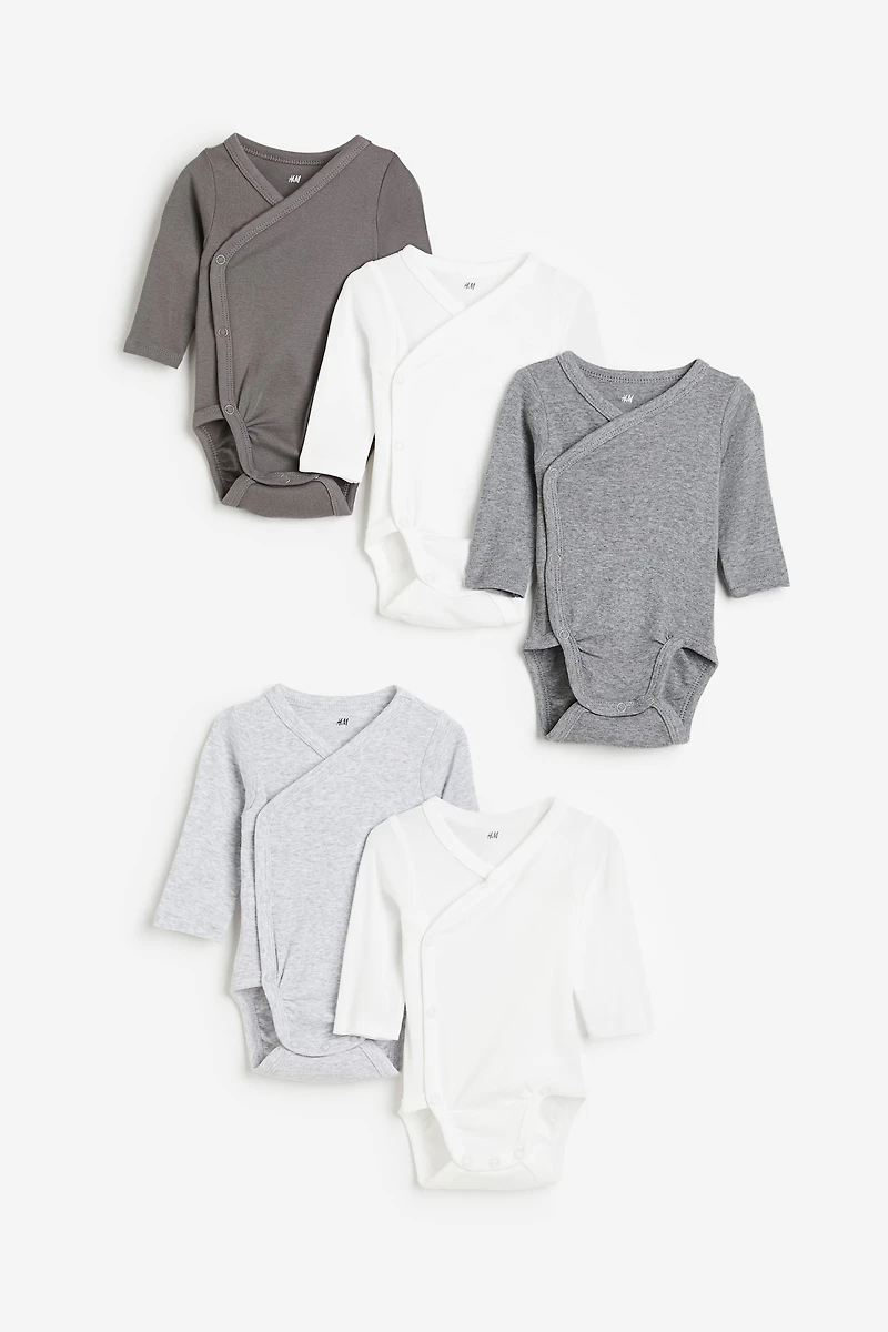 5-pack Wrapover Bodysuits