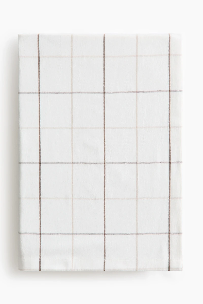 Nappe à motif en lin mélangé
