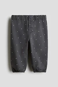 Printed Cotton Twill Pants
