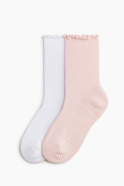 2-Pack Non-Slip Sports Socks