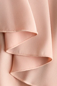 Robe MAMA en point de Rome avec jupe satin
