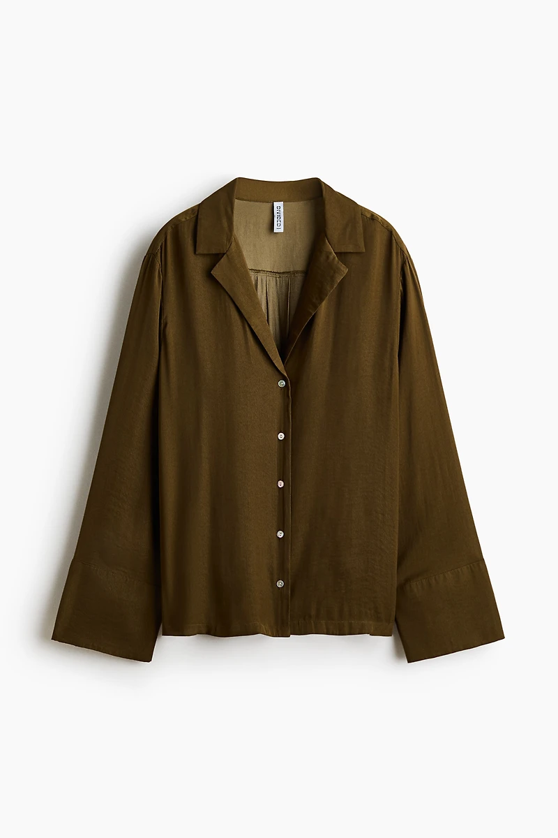 Chemise à col cubain