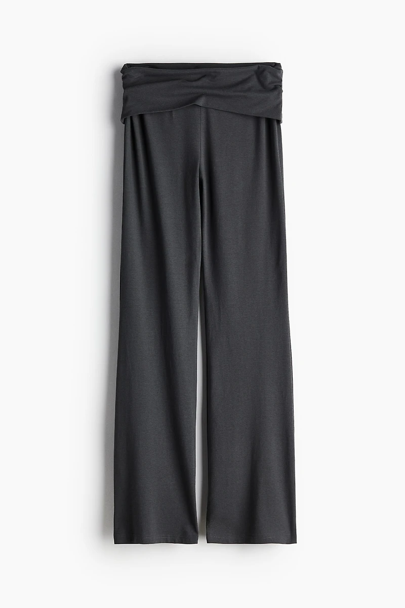 Flared Jersey Pants