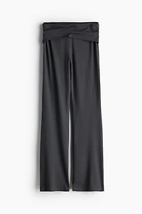Flared Jersey Pants