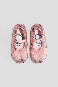 Shimmery Ballet Shoes