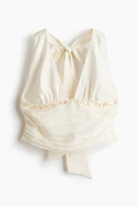 Haut dos nu avec sequins