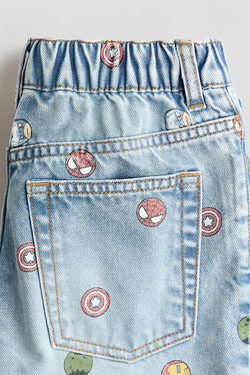 Regular-Fit Printed Jeans