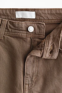 Wide High Waist Ankle Jeans