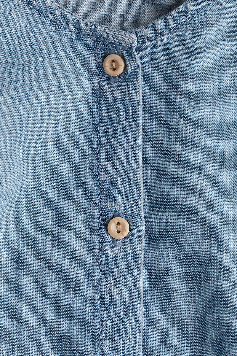 Denim Romper Suit