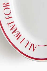 Assiette de service en porcelaine