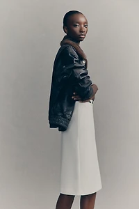 Pencil Skirt with Belt