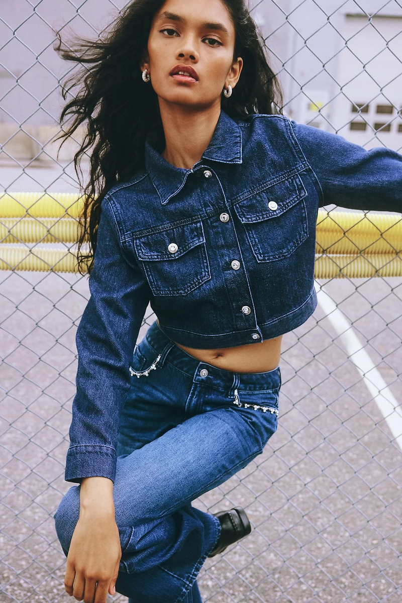 Cropped Denim Jacket