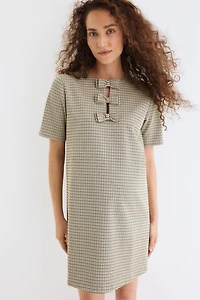 MAMA Robe droite avec boucles