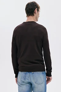 Regular-Fit Fine-Knit Sweater