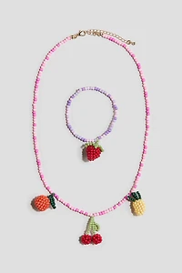 2-Piece Beaded Jewelry Set