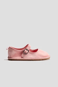 Velour Mary Janes