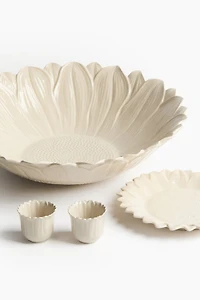 Sunflower-Shaped Medium-Sized Plate