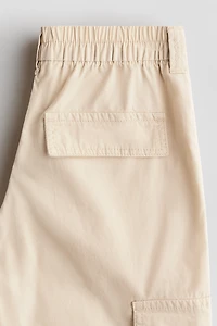 Cotton Twill Cargo Pants
