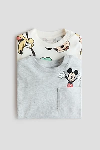 Lot de 2 T-shirts imprimés