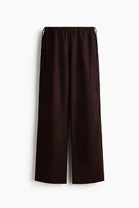 Linen-Blend Drawstring Pants