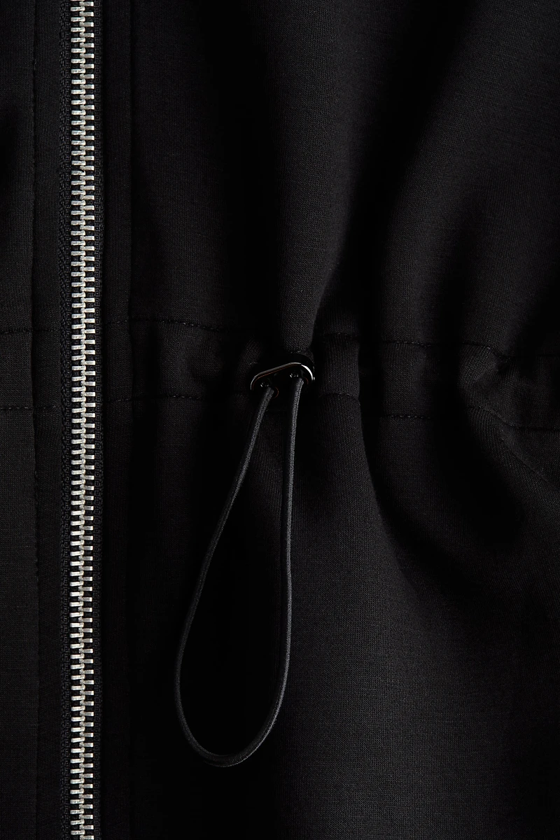 Peplum Sweatshirt Jacket