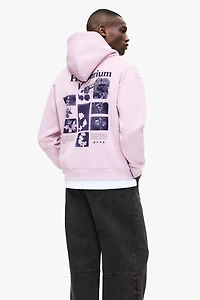 Loose Fit Printed Hoodie