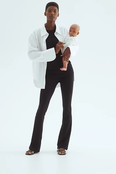 MAMA Flared Jersey Pants