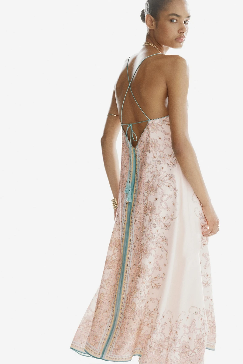 Low-Back A-Line Dress