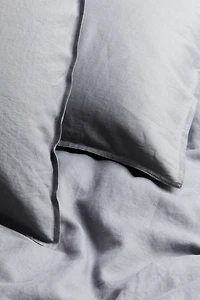 Linen-blend King/Queen Duvet Cover Set