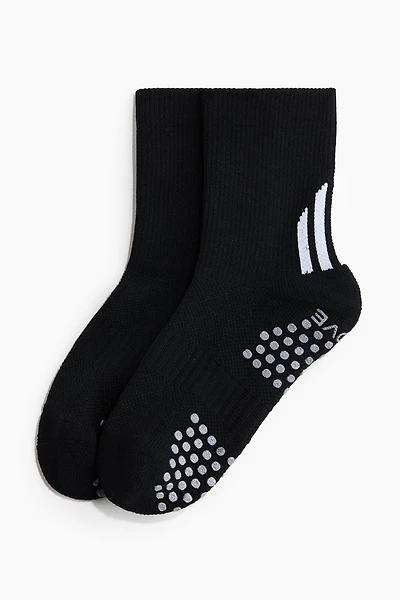 2-Pack Soccer Socks with Grip Soles
