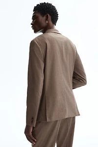 Regular-Fit Single-Breasted Jacket
