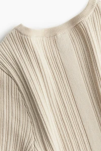 Rib-Knit Bodycon Dress