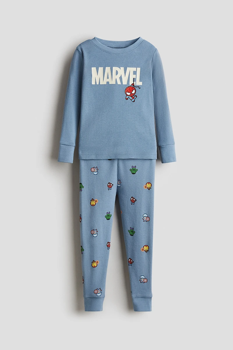 Snug Fit Cotton Jersey Pajamas