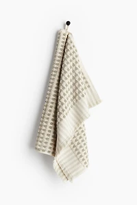 Patterned Cotton Terry Hand Towel