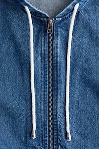 Hooded Denim Jacket