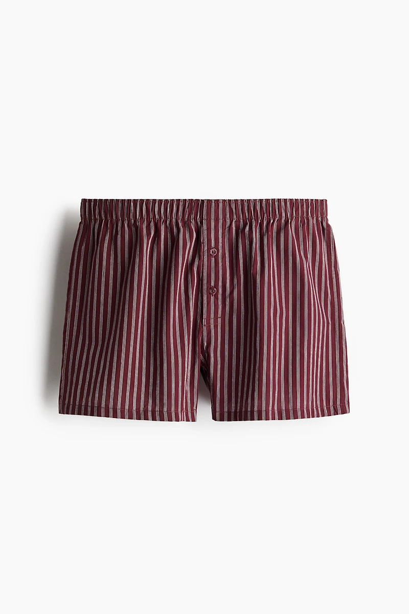 3-Pack Woven Cotton Boxer Shorts
