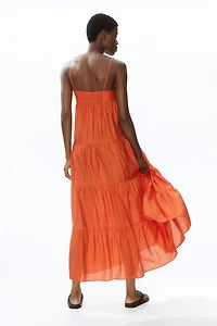 Tiered Strappy Dress