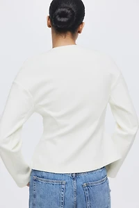 Collarless Scuba Blazer