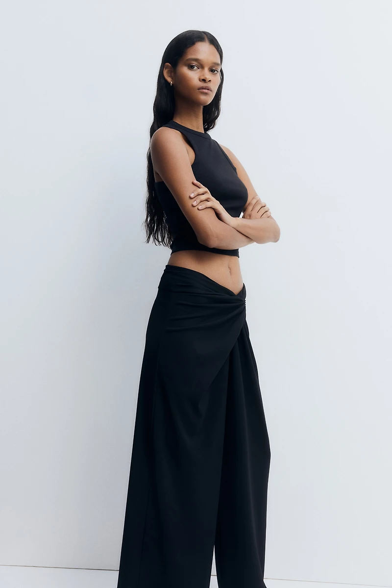 Twisted-Detail Pants